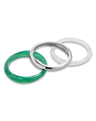 Raven Resin Bangles, Set of Three