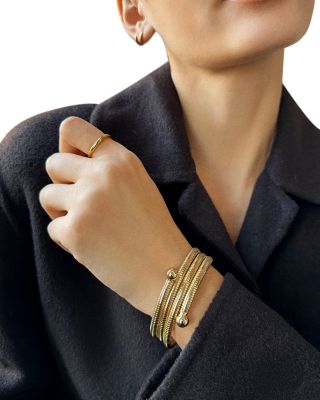 Keira Ribbed Wrap Bracelet