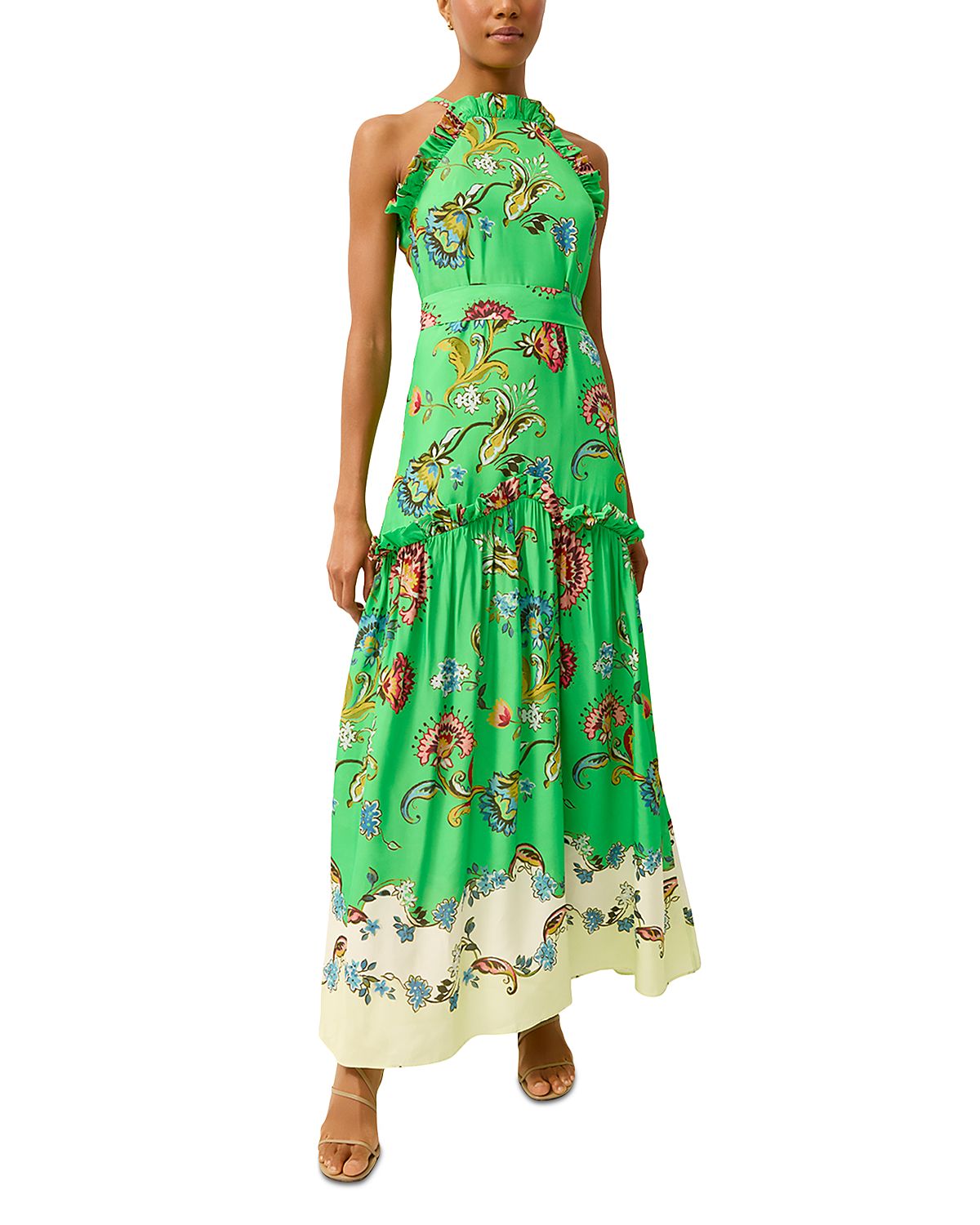 Marie Oliver Keenan Ruffle Maxi Dress