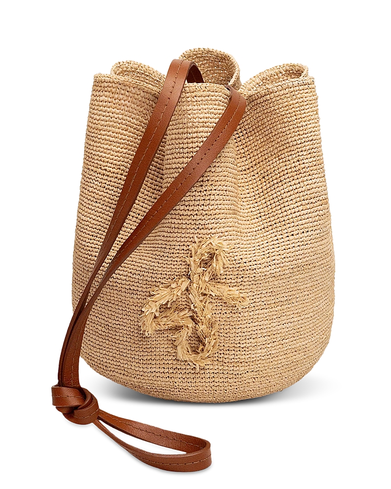 Ruslan Baginskiy Convertible Raffia Hat Bag