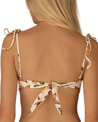 Tori Ties Bandeau Bikini Top