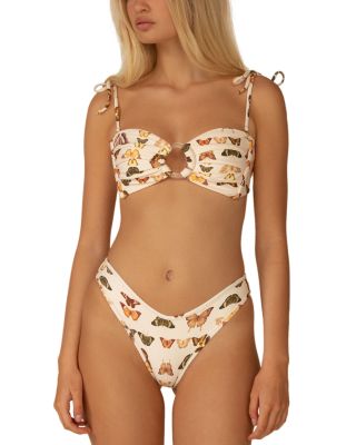 Tori Ties Bandeau Bikini Top