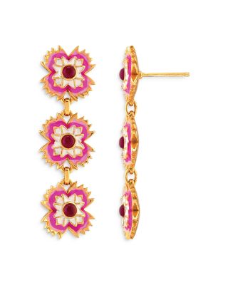 Dianthus Linear Earrings