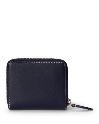 Polo Bear Leather Compact Wallet