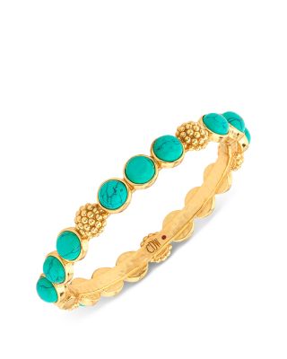 Berry Gem Hinged Bangle Bracelet