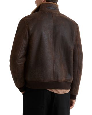 Peveral Long Sleeve Shearling Zip Through Jacket