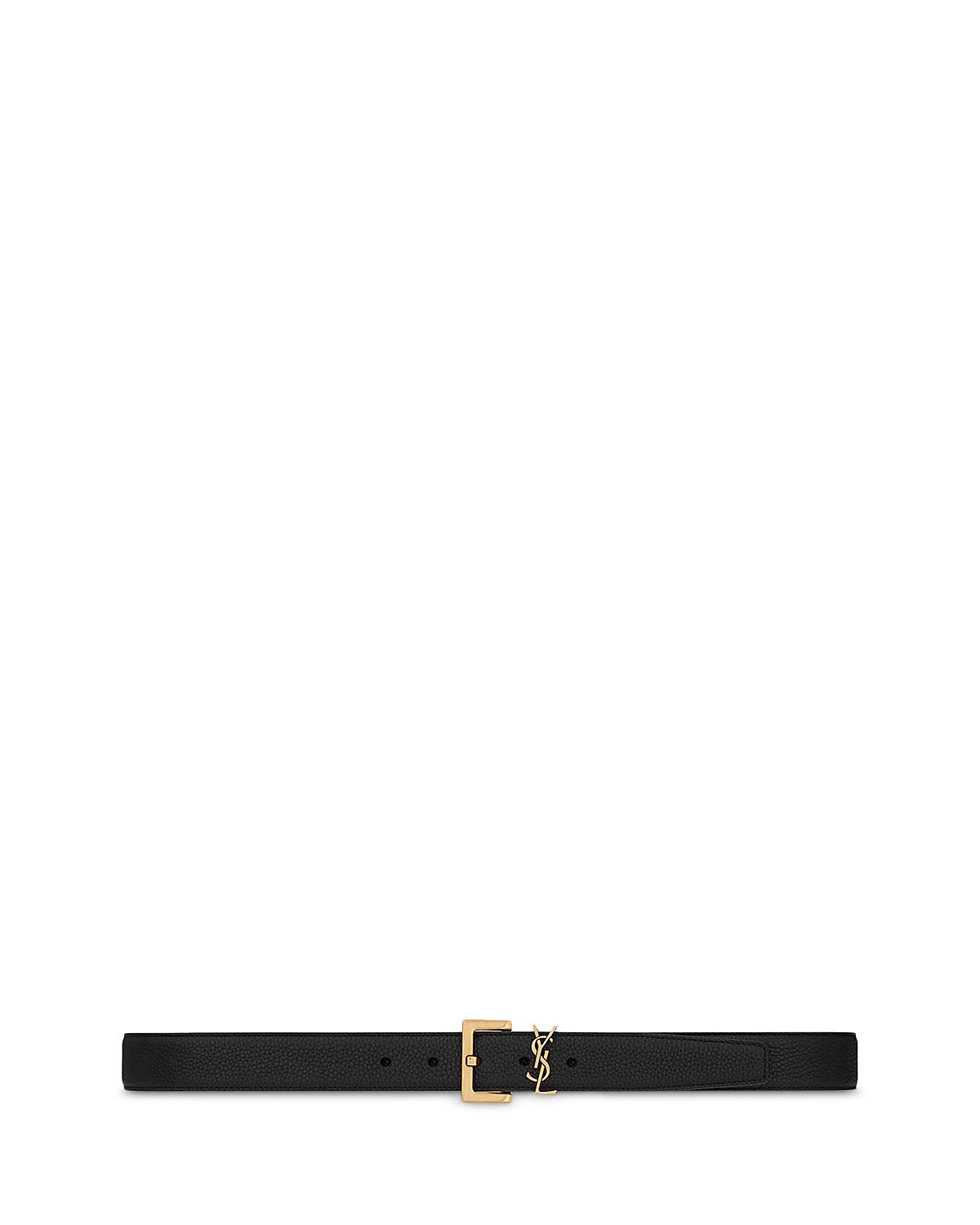 Saint Laurent Cassandre Belt with Square Buckle