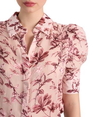 Willa Scrunched Puff Sleeve Blouse