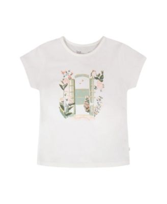 Girls' Organic Cotton Jersey Graphic Short Sleeve T-Shirt - Big Kid