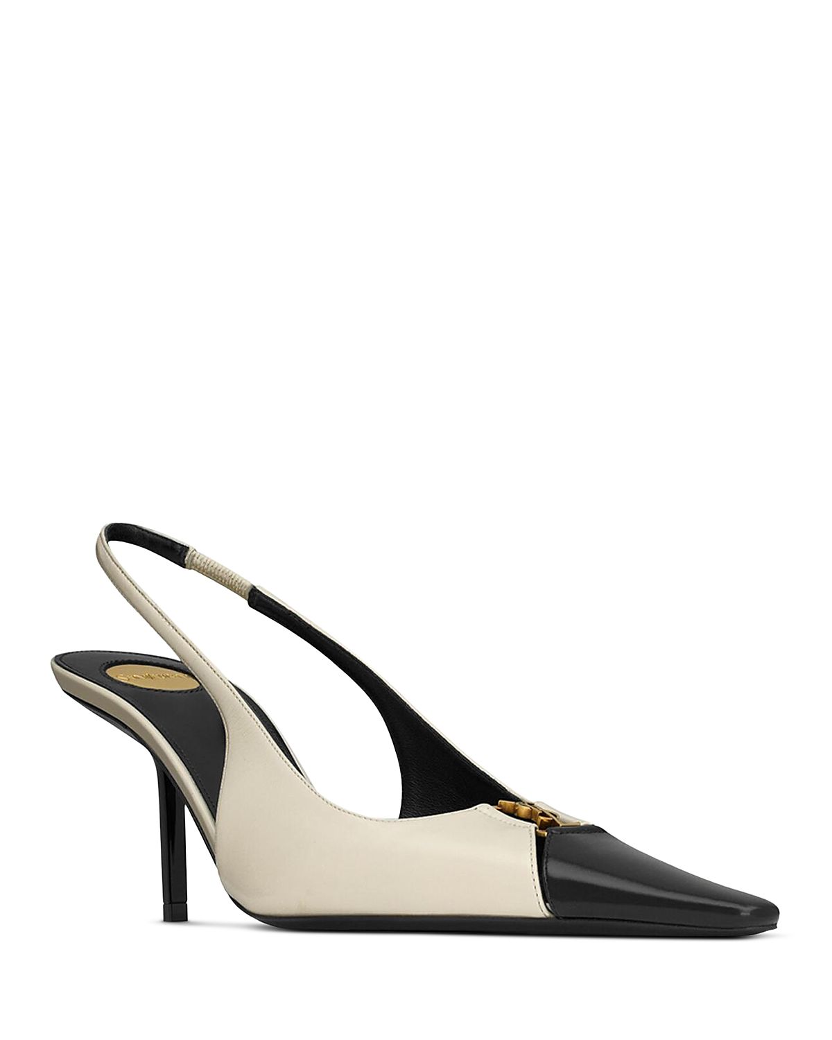 Saint Laurent Women's Babylone Breteuil Slingback Pumps