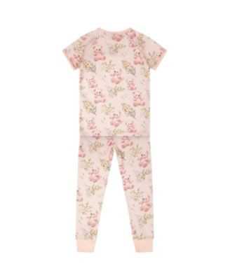  Girls' Organic Cotton Bear Two-Piece Pyjama Set - Little Kid