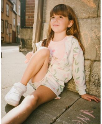 Girls' Organic Cotton Jersey Flower Short Sleeve T-Shirt - Big Kid