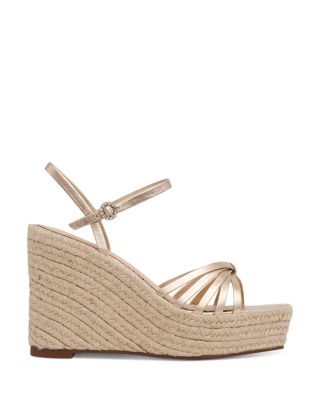 Women's Helen Metallic Espadrille Wedge Sandals