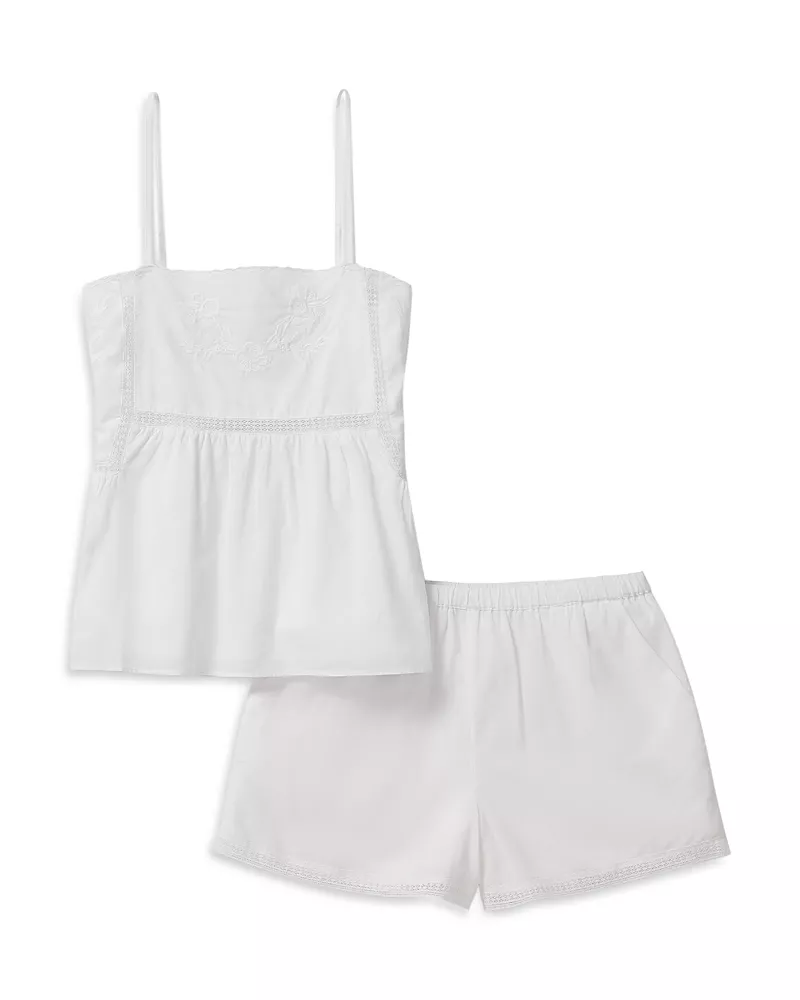Petite Plume Voile Luna Camisole & Shorts Pajama Set