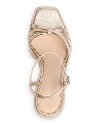Women's Helen Metallic Espadrille Wedge Sandals