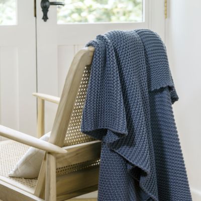 Oslo Chunky Knit Cotton Throw