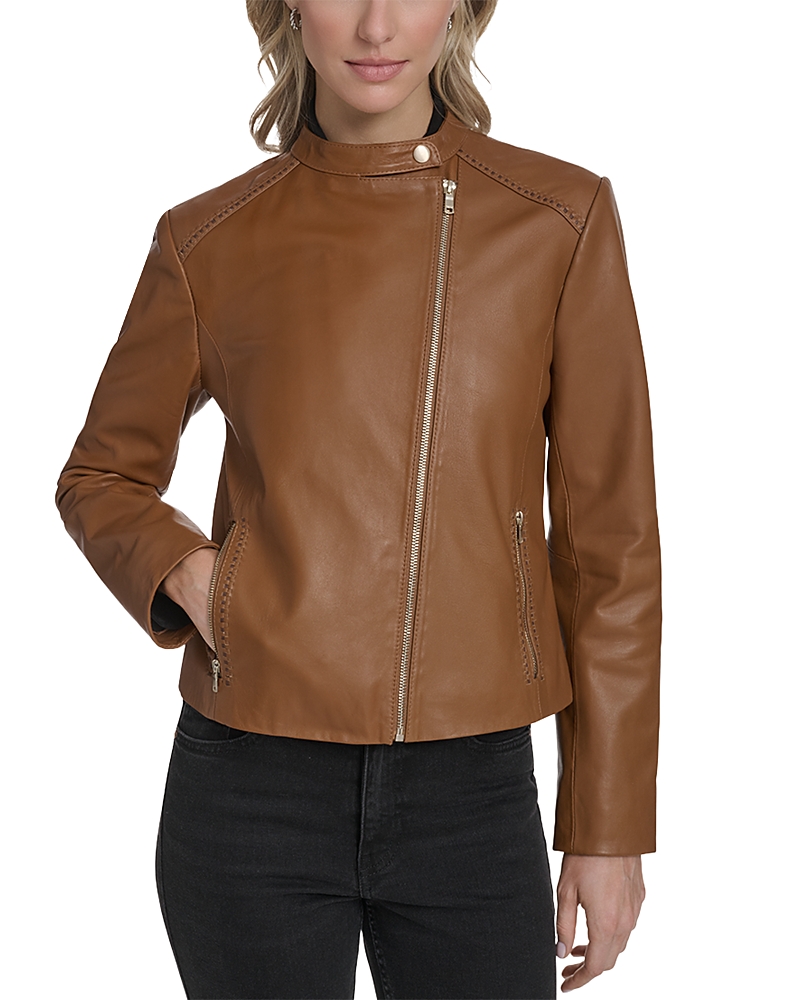 Cole Haan Stand Collar Racer Jacket