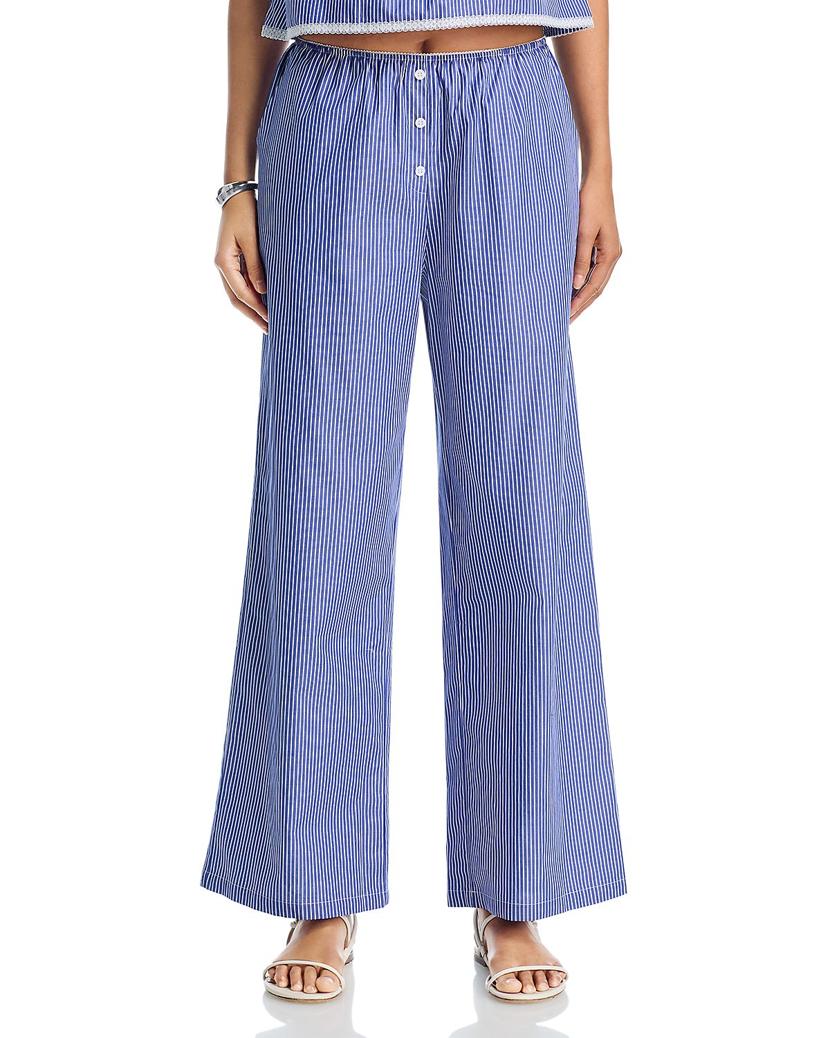Aqua Bijou Ankle Pants - Exclusive