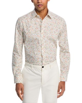 Tailored Fit Garden Print Shirt