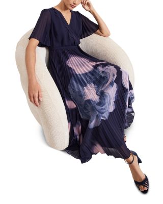 Abigail Textured Wrap Dress