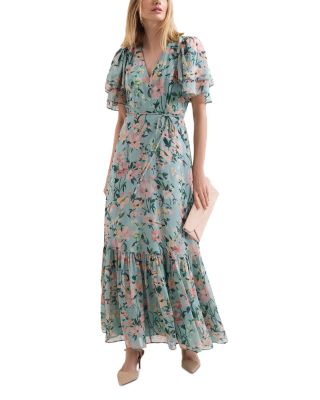 Violet Floral Maxi Dress