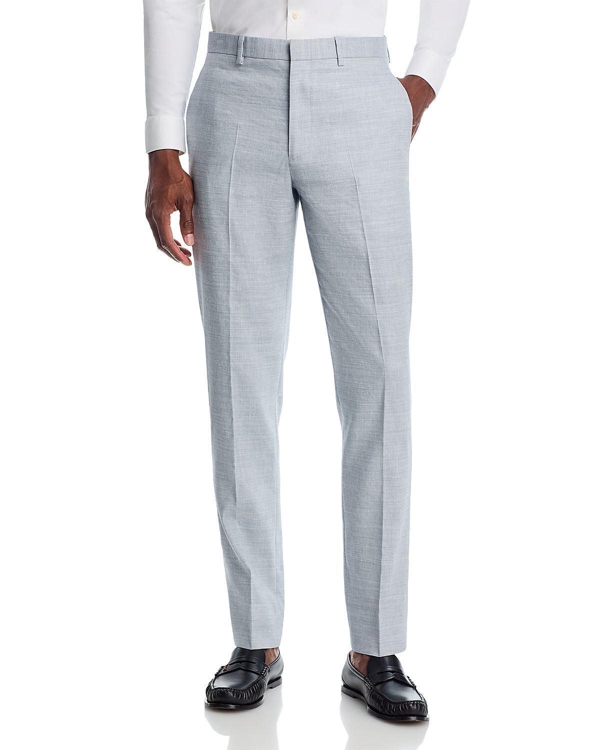 Theory Mayer Linen & Wool Slim Fit Suit Pants
