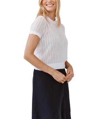 Short Sleeve Sweater Top