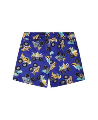 Boys' Mid Thigh Elastic Waist Truck Boardshorts - Little Kid, Big Kid