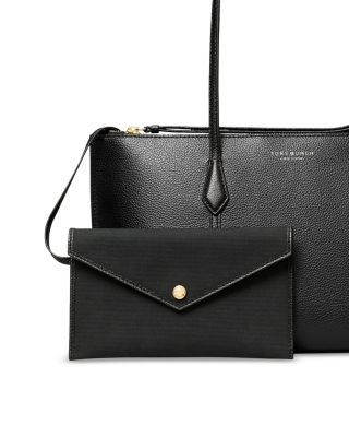 Perry Small Leather Zip Tote