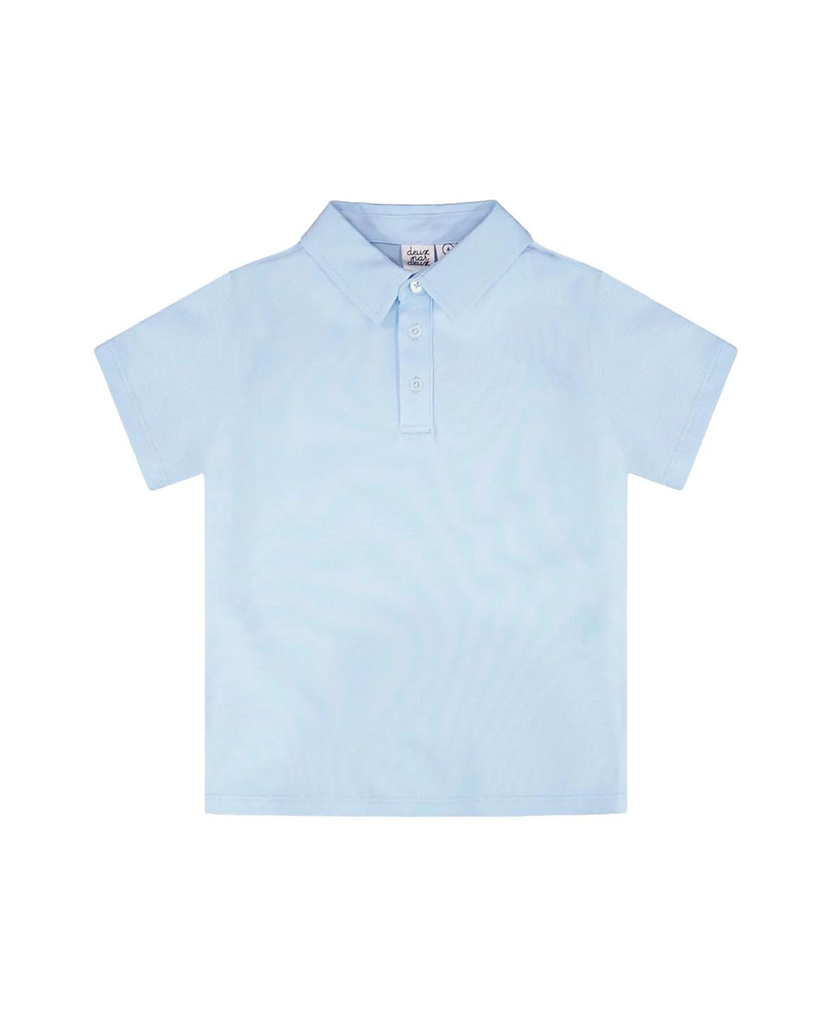 Deux par Deux Boys' Short Sleeve Classic Collar Polo T-Shirt - Little Kid, Big Kid