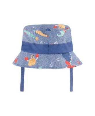  Boys' Wide Brim Marine Animal Print Beach Hat - Baby
