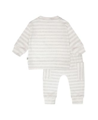 Boys' Soft Jersey Stripes Sweater and Pants Set - Baby
