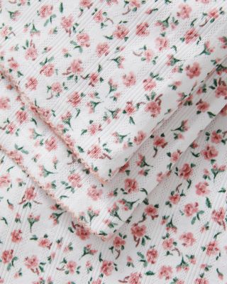 Pointelle Knit Pants