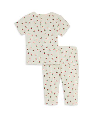 Girls' Short Sleeved Rib Knit Tee & Leggings Set, Baby - Exclusive