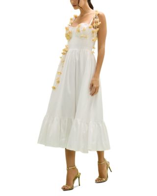 Tricoline Lotus Midi Dress