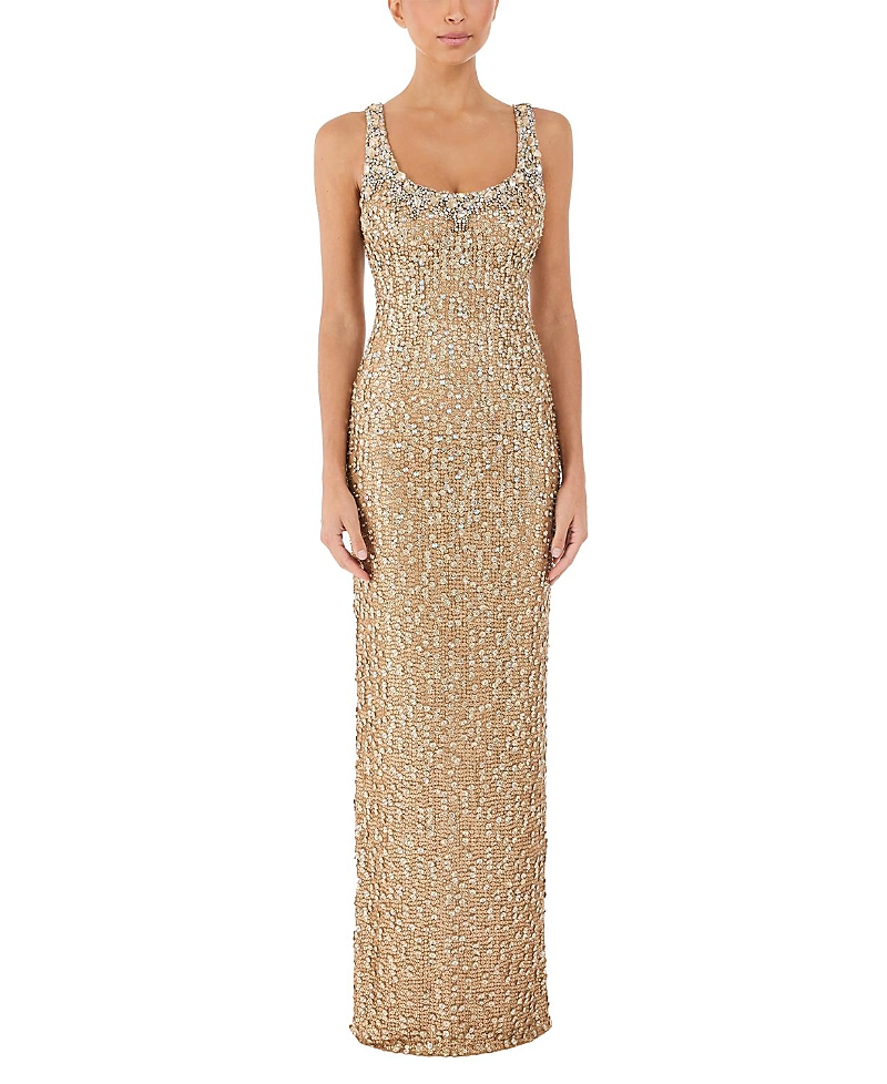 Jenny Packham Tatianna Sequin-Embellished Maxi Dress