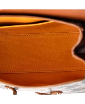  Mini Saigon Top Handle Bag Coated Canvas with Leather