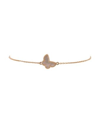  Sweet Alhambra Butterfly Bracelet 18K Gold and Mother of Pearl