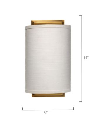  Riley Linen 1-Light Wall Sconce