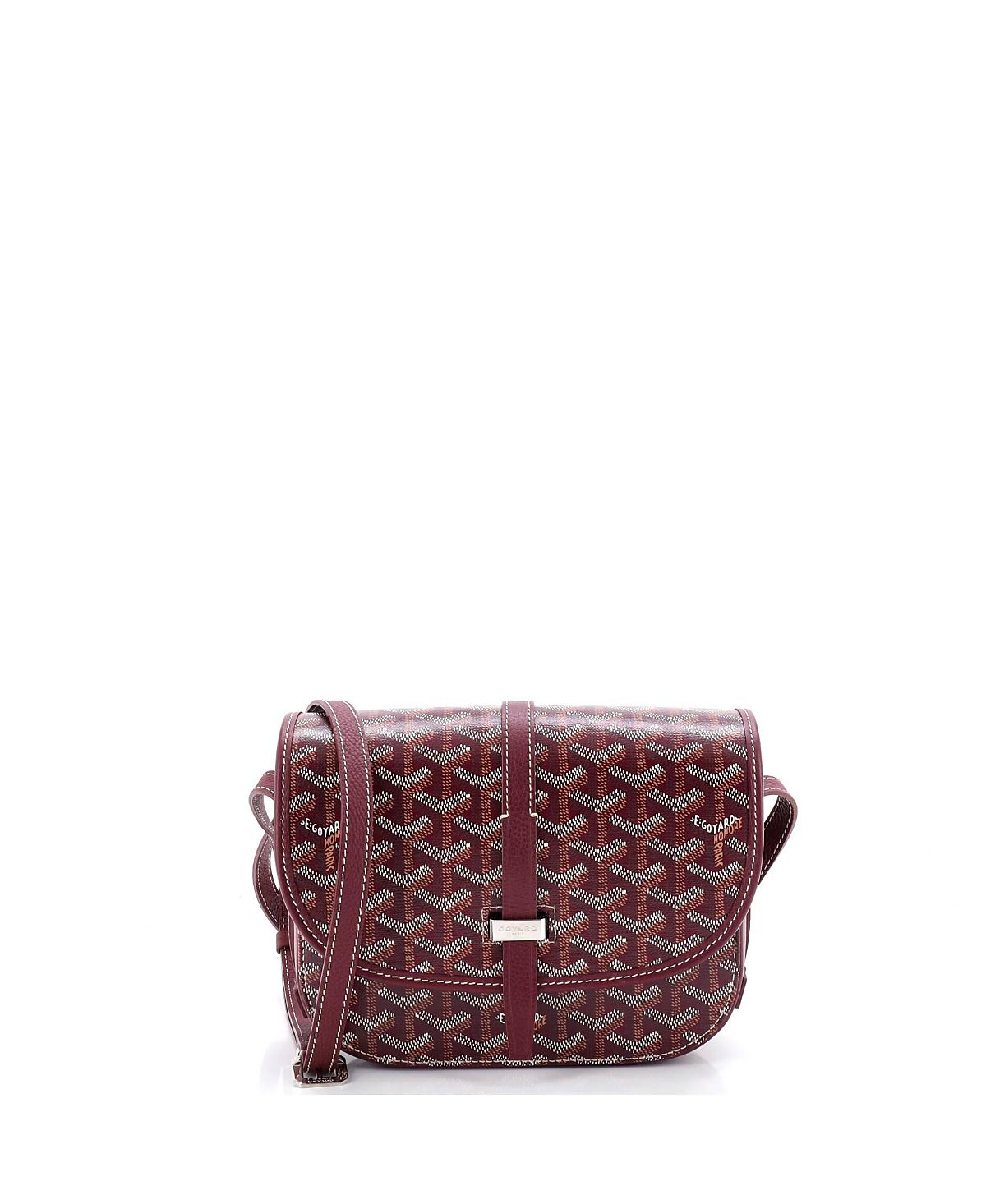 Pre-Owned Goyard Pm Belvedere Ii Messenger Bag Coated Canvas