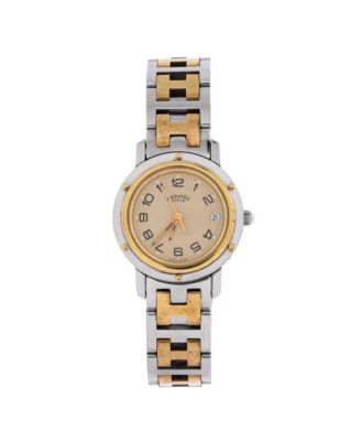 Clipper Quartz Watch in Stainless Steel with Plated Metal 24mm