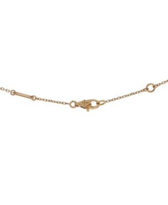  Sweet Alhambra Butterfly Pendant Necklace 18K Gold and Mother of Pearl, 15.75"