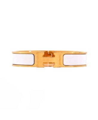 Narrow Clic H Bracelet Enamel