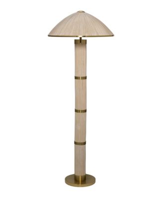  Seychelles 2-Light Rattan Floor Lamp