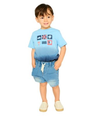 Boys' Organic Cotton Short Sleeve Gradient T-Shirt - Little Kid