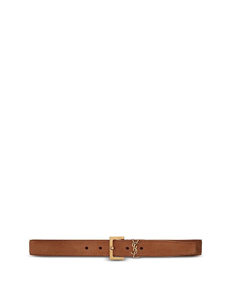 Saint Laurent Cassandre Belt with Square Buckle