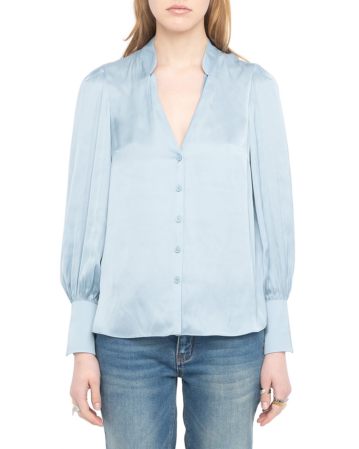 Zadig & Voltaire Tinous Satin Shirt
