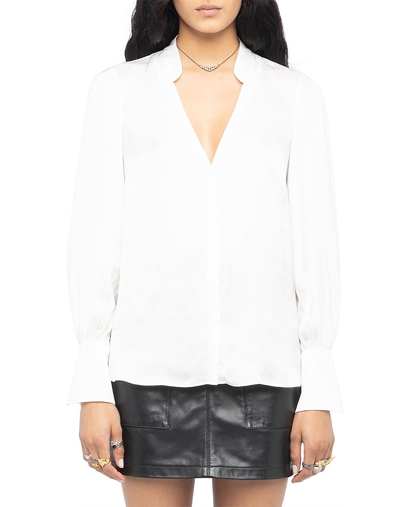 Zadig & Voltaire Tinous Satin Shirt