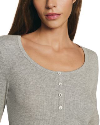 Dream Ribbed Henley Top