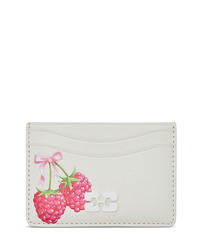 Ganni Bou Raspberry Card Holder · One Size